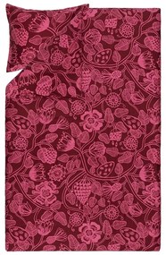 Obliečky Unikko 150x210 50x60, bavlnené, béžovo-oranžové