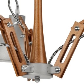 Prisadený luster MARCELLO 3xE27/60W/230V