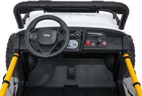 Elektrické autíčko Buggy UTV SPEED biele