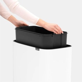 Biely dotykový oceľový odpadkový kôš 36 l Bo Touch Bin – Brabantia