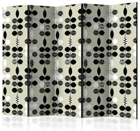 Artgeist Paraván - Black and White Dots [Room Dividers]