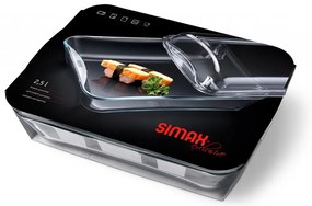 Simax Zapekacia misa s vekom hranatá SMART TOUCH 2,5 l
