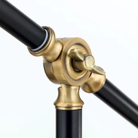 Orion LA 4-1222/1 - Stolná lampa SCHILLER 1xE27/40W/230V čierna/bronz