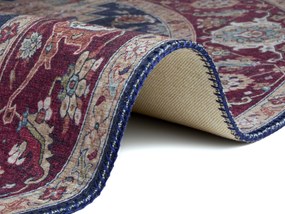 Hanse Home, Kusový koberec Asmar 104017 Indigo/Blue kruh, 160x160 (priemer) kruh, modrá, obývacia izba