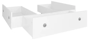 Zásuvky pod posteľ BRW Nepo Plus 140 cm (biela) (3ks). Akcia -28%. Vlastná spoľahlivá doprava až k Vám domov. 1098322
