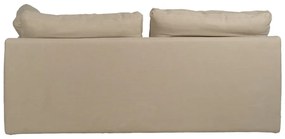 Béžová ľanová pohovka 180 cm – Ixia