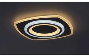 Rabalux 71318 - LED stmievateľné stropné svietidlo TANELI 60W/230V 3000/4000/6000K chróm + diaľkové ovládanie