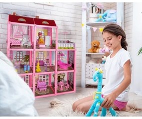 Kruzzel Domček pre bábiky s bábikou a príslušenstvom
