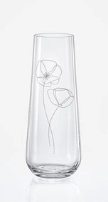VÝPREDAJ Crystalex Poháre na prosecco FLOWERS 250 ml, 1 ks
