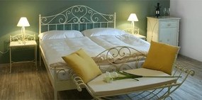 IRON-ART MALAGA - romantická kovová posteľ 160 x 200 cm, kov