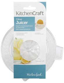 Kitchen Craft Sklenený lis na citrusy Round