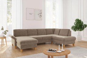 XXXLutz SEDACIA SÚPRAVA, textil, svetlohnedá Sit & More - Sedačky - 00014401612V