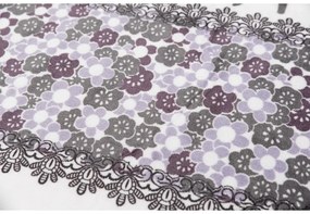 2x obliečky mikroplyš VIANOČNÉ SOBY sivé + plachta mikroplyš SOFT 180x200 cm svetlosivá