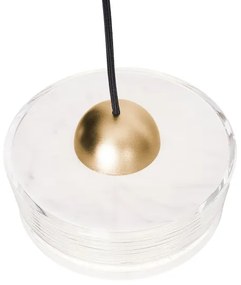 MAXLIGHT P0543 - LED Luster na lanku LIPARI LED/22W/230V pr. 35 cm číra