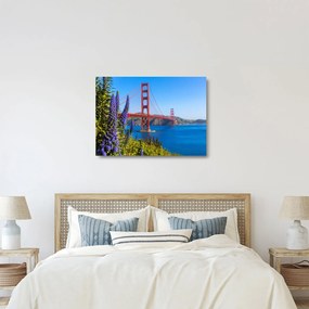 Sklenený obraz - Golden Gate Bridge, San Francisco (70x50 cm)