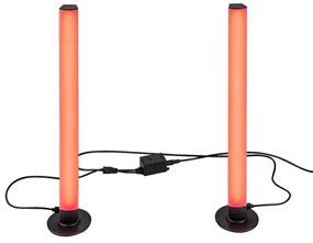 Rabalux 76014 - SADA 2x LED RGB Stmievateľná stolná lampa PACO LED/5W/5V