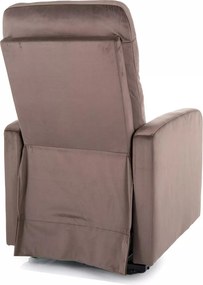 Polohovacie kreslo Otus Velvet capuccino