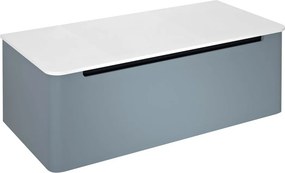 Sapho Sapho, KERALA umývadlová skrinka 100x35x47,5cm, 1x zásuvka, siena/modrá, KR100-4242