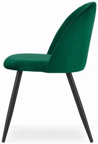 Set dvoch jedálenských stoličiek BELLO zamatové zelené (2ks)