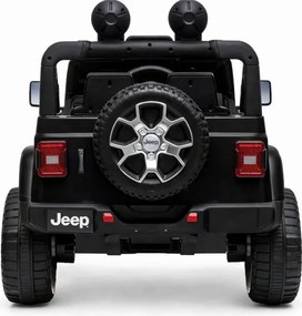 LEAN CARS Jeep Rubicon 4x4 batéria auto čierna