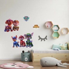 PAW Patrol - Mighty Pups 2 - nálepka na stenu