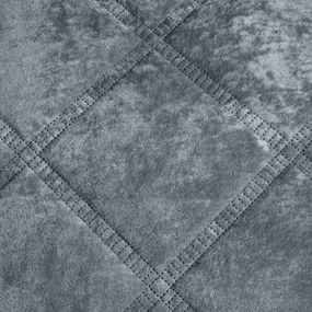 PREHOZ NA POSTEĽ VELVET1 220X240 CM STRIEBORNÝ