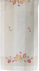 Ľanový obrus Jesenné listy 40 × 90 cm