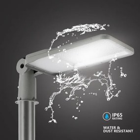 BRILAGI -LED Vonkajšia pouličná lampa s kĺbom. URBANLIGHT LED/200W/230V sivá IP65