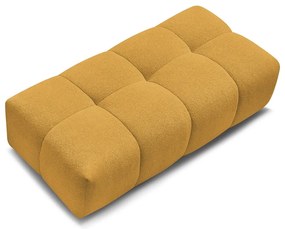 Ženilková podnožka v horčicovej farbe Everest – Bobochic Paris