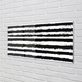 Obraz na akrylátovom skle Nepravidelné pruhy zebra 125x50 cm