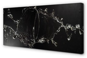 Obraz canvas Tryskanie vodné kvapky 125x50 cm