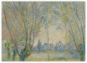 Obraz - Claude Monet, Woman Seated under the Willows, reprodukcia (70x50 cm)