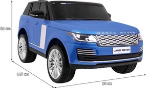 Ramiz Range Rover HSE lakované detské auto pre 2 deti modré SUV