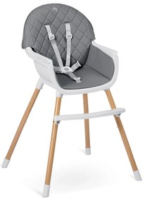 Stolička na kŕmenie Nukido Lilo 700700, šedá