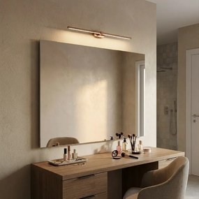 Toolight Toolight, LED nástenné svietidlo 80cm, 13W, 4000K, 1000lm, APP1897-1W, medená matná, OSW-66052