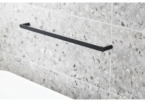 KFA Armatura 864-025-81 - Nástenný vešiak na uteráky 24 cm nerez/matná čierna