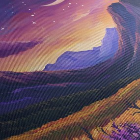 Obraz - Fialová krajina (150x105 cm)
