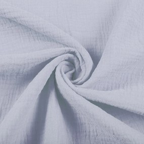 Biante Mušelínová plienka/dečka MSN-023 Svetlo modrosivá 100x100 cm