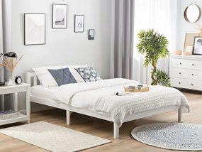 Manželská posteľ 140 cm FLORAL (biela) (s roštom). Vlastná spoľahlivá doprava až k Vám domov. 1018523