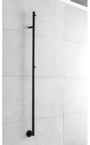 P.M.H. OL1B - Elektrický sušiak na uteráky OLE 24W/230V 170 cm IP44 čierny