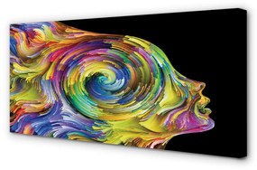 Obraz canvas Žena farebný obrázok 100x50 cm
