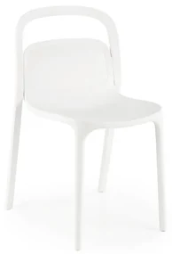 Jedálenská stolička Lipa, biela