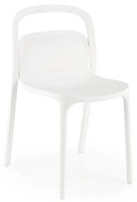 Jedálenská stolička Lipa, biela
