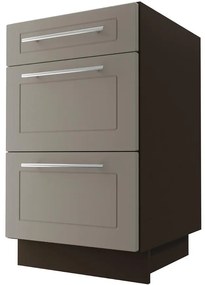 Kuchynská skrinka D3M/50 Quantum beige mat/lava