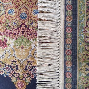 Koberec Exkluzívny Qum Silk 01 modrý
