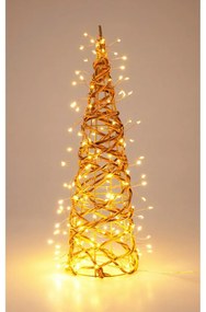 Vonkajšia vianočná dekorácia Svietiaci kužeľ, 40 x 12 cm, 160 LED, teplá biela, 40 cm