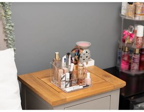 Plastový kúpeľňový organizér na kozmetiku – Addis