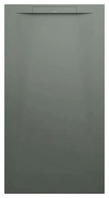LAUFEN Pro S obdĺžniková sprchová vanička z materiálu Marbond, lineárny odtok na kratšej strane, 1500 x 800 x 34 mm, betónová šedá, H2111840790001