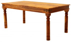 Jedálenský stôl Jali 200x90 z indického masívu palisander Svetlomedová
