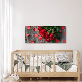 Obraz ruží (120x50 cm)